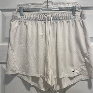 Women’s Nike Dri Fit White Shorts